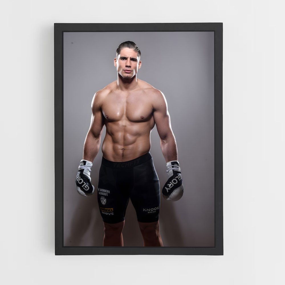 Poster Champion de la Gloire – affiche Kick-boxing (vue 2)